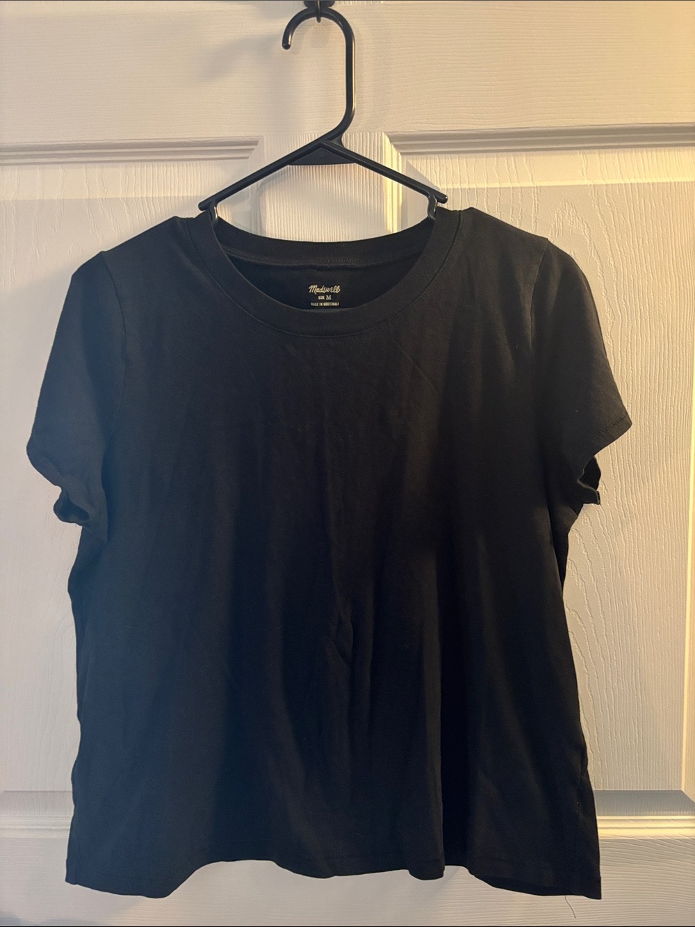 Madewell Black Short Sleeve Crewneck Tee